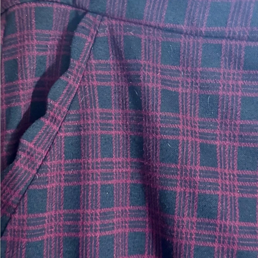 Skies Are Blue Plaid Mini Skirt - Black and Red